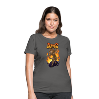 Thumbnail for Women's Aries Narihndrab T-Shirt - charcoal