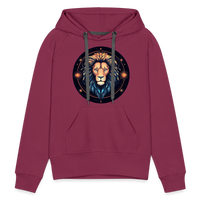 Thumbnail for Women’s Magic Leo Premium Hoodie - burgundy