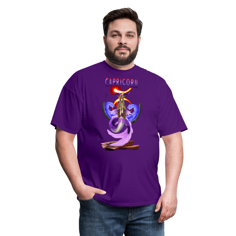 Men's Astral Capricorn Classic T-Shirt - purple