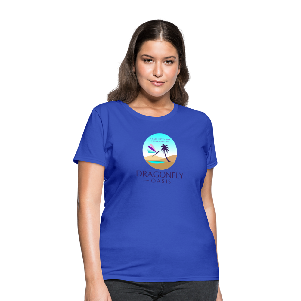 Women's Dragonfly Oasis V.1 Capricorn T-Shirt - royal blue