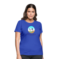 Thumbnail for Women's Dragonfly Oasis V.1 Capricorn T-Shirt - royal blue