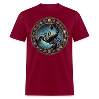 Thumbnail for Men's Mythical Scorpio Classic T-Shirt - burgundy