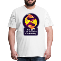 Thumbnail for Men's Glow Pisces Premium T-Shirt - white