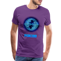 Thumbnail for Men's Pisces Premium T-Shirt - purple