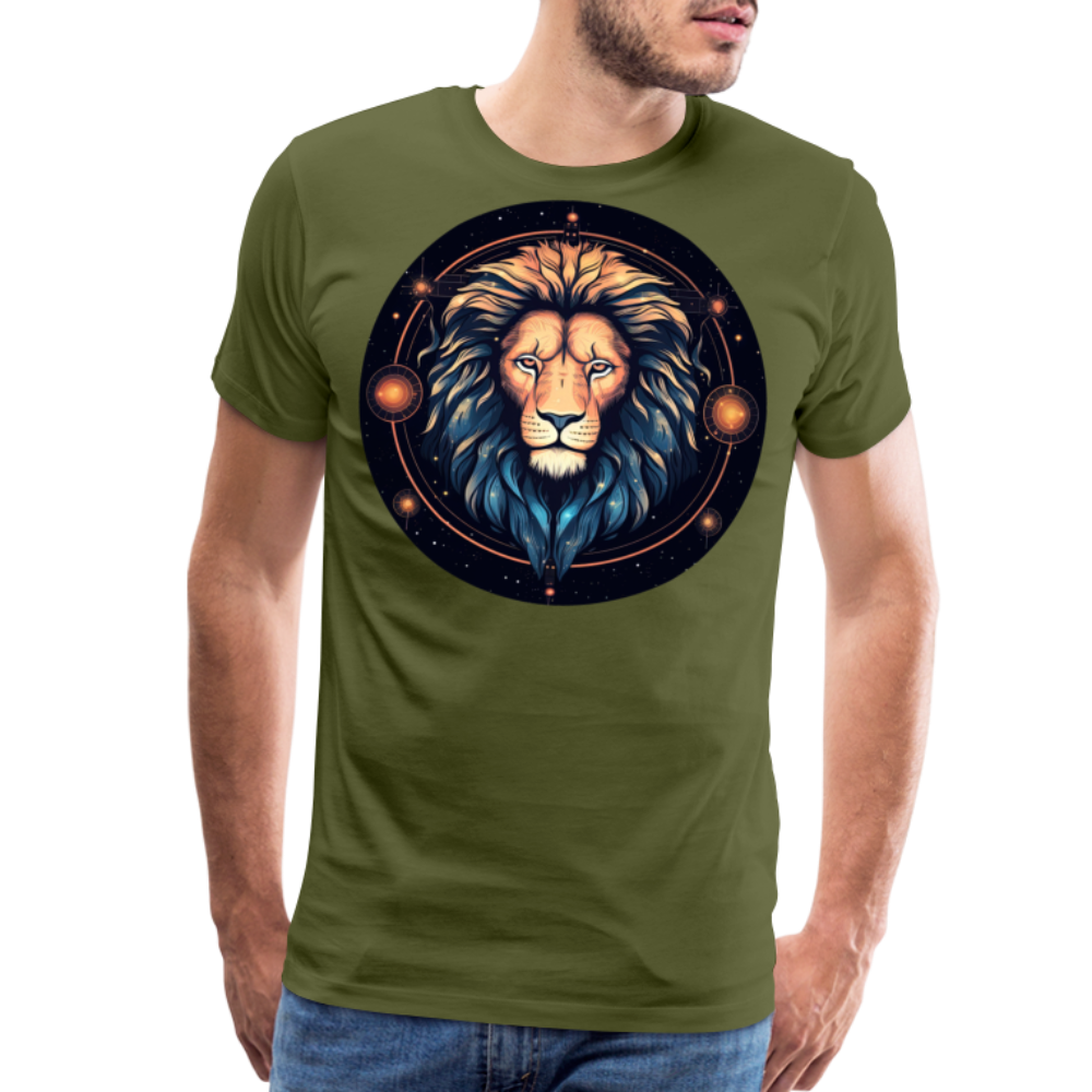 Men's Magic Leo Premium T-Shirt - olive green