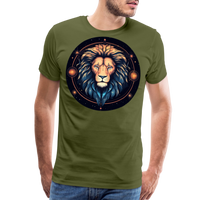 Thumbnail for Men's Magic Leo Premium T-Shirt - olive green