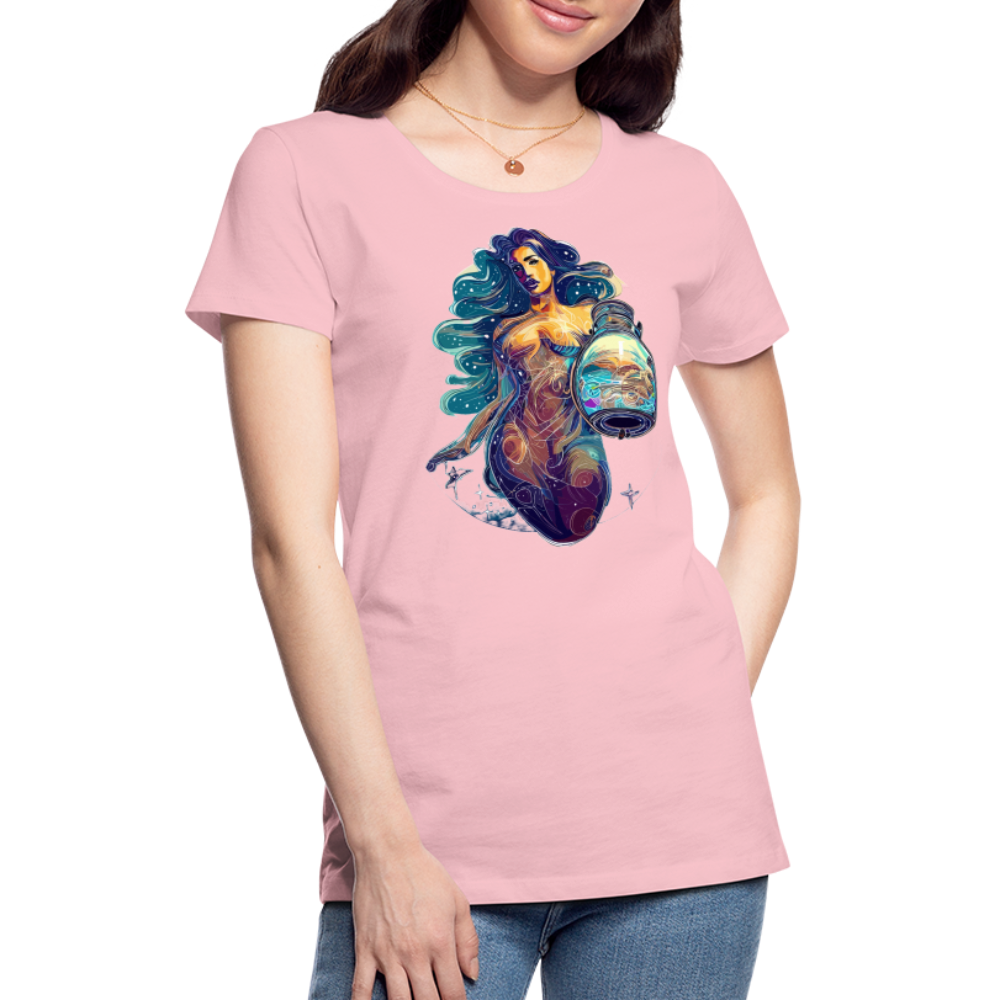 Women’s Mythical Aquarius Premium T-Shirt - pink