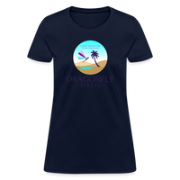 Thumbnail for Women's Dragonfly Oasis V.1 Capricorn T-Shirt - navy