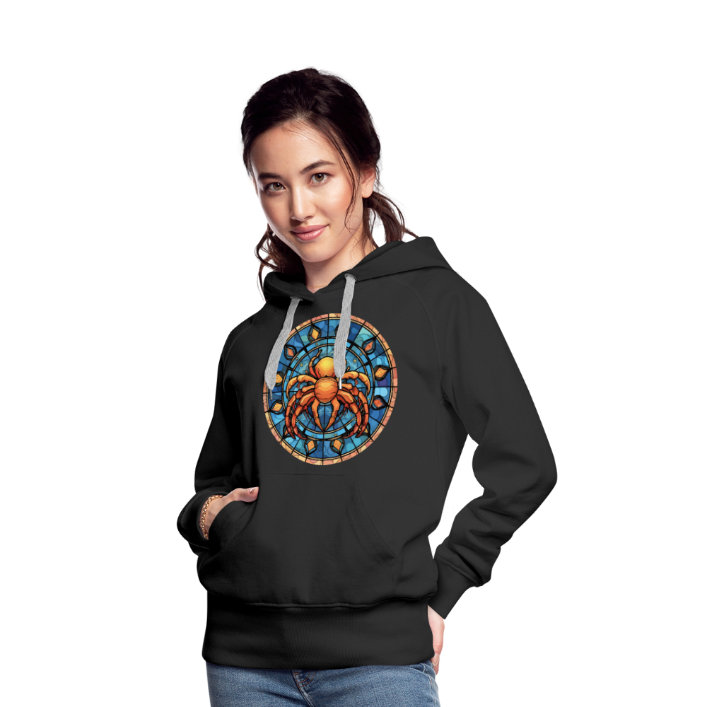 Women’s Mosaic Cancer Premium Hoodie - black