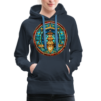 Thumbnail for Women’s Mosaic Libra Premium Hoodie - navy