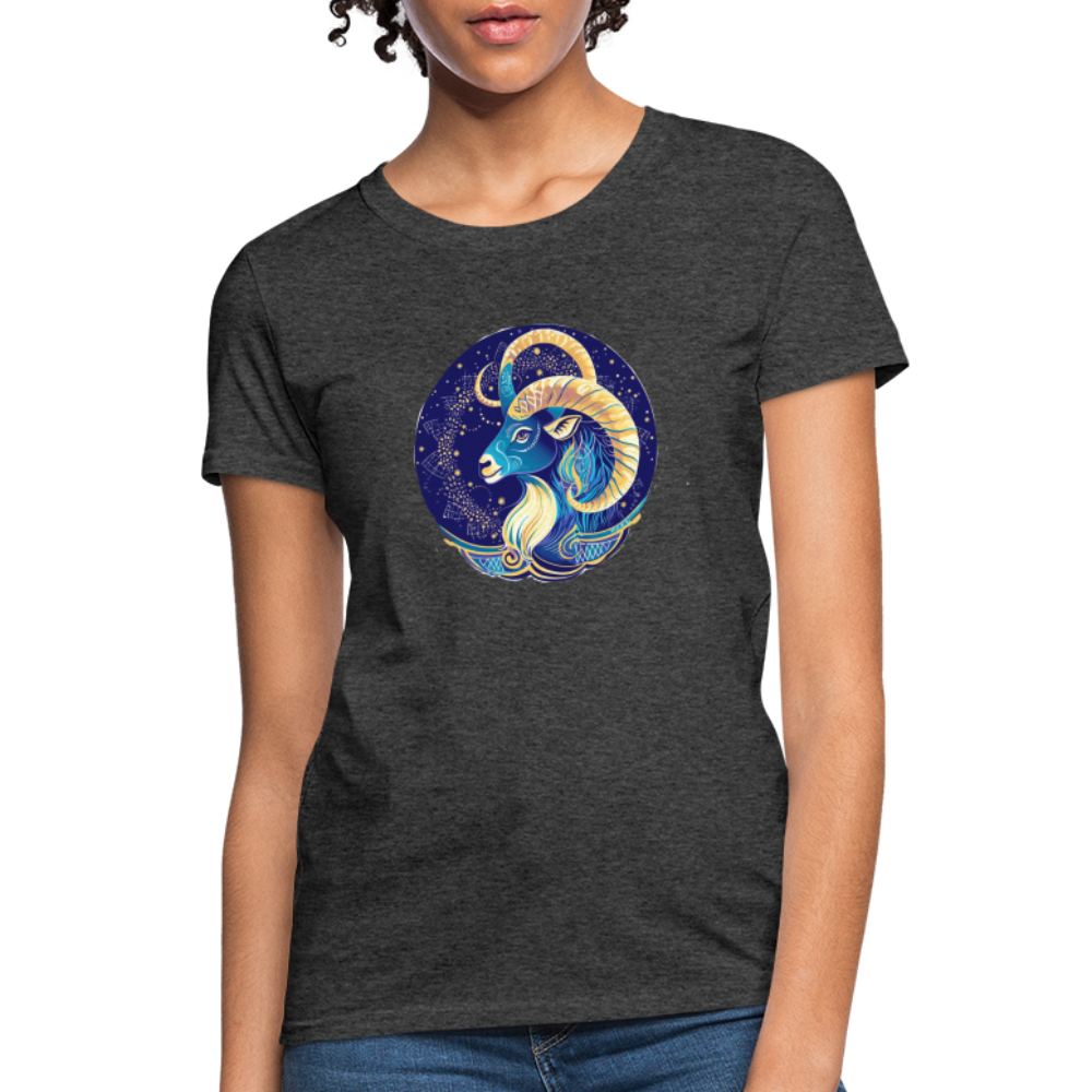 Women's Mythical Capricorn T-Shirt - heather black