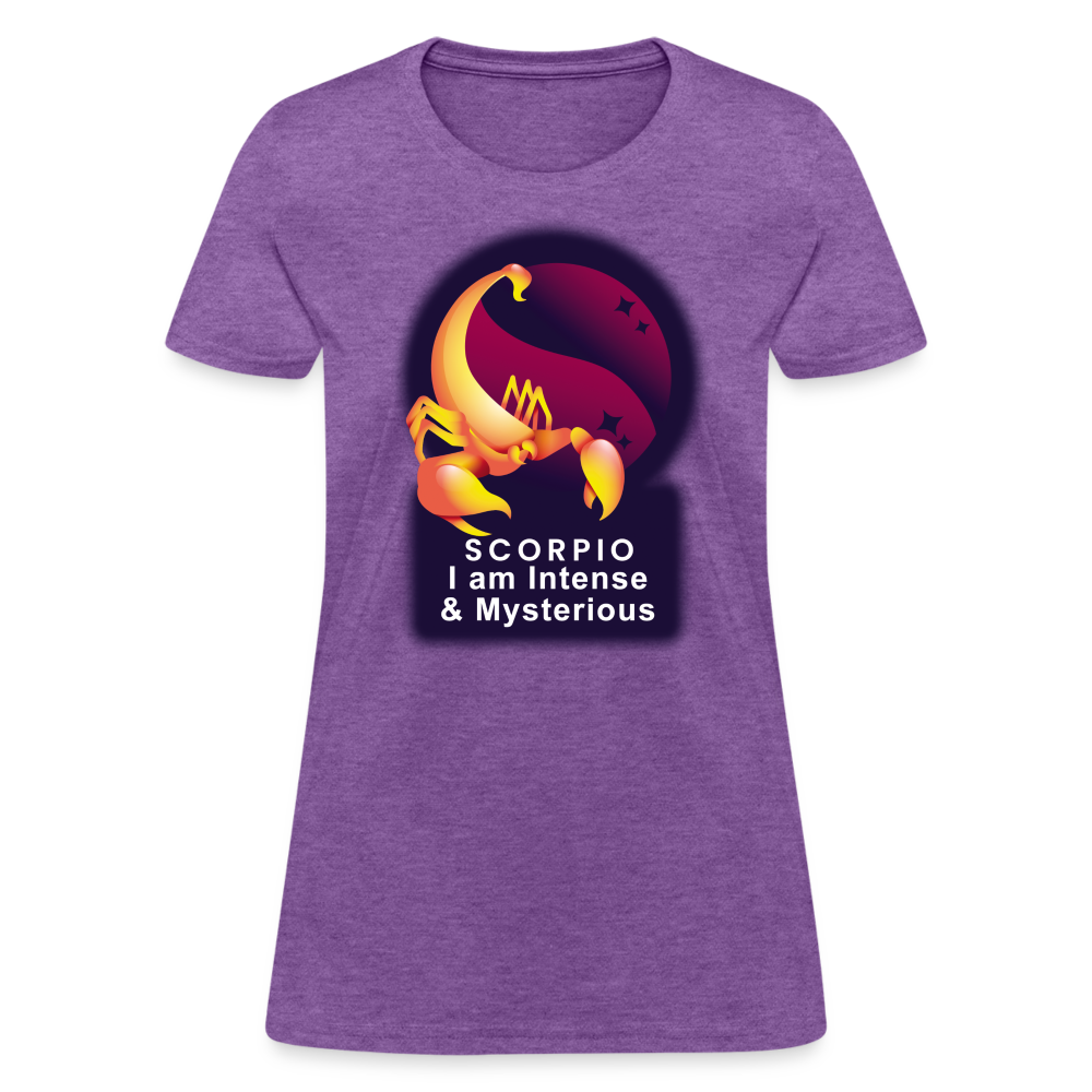 Women's Glow Scorpio T-Shirt - purple heather