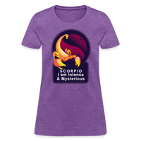 Thumbnail for Women's Glow Scorpio T-Shirt - purple heather