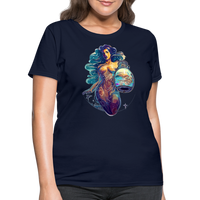 Thumbnail for Women's Mythical Aquarius T-Shirt - navy