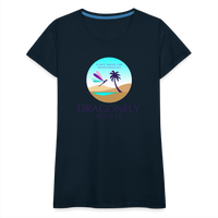 Thumbnail for Women's Dragonfly Oasis V.1 Premium T-Shirt - deep navy