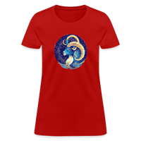 Thumbnail for Women's Mythical Capricorn T-Shirt - red