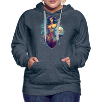 Thumbnail for Women’s Mythical Aquarius Premium Hoodie - heather denim