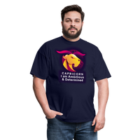 Thumbnail for Men's Glow Capricorn Classic T-Shirt - navy