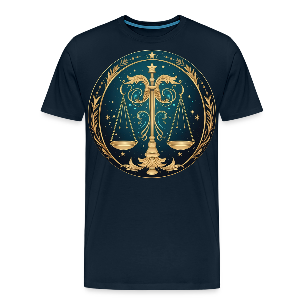 Men's Mystic Libra Premium T-Shirt - deep navy