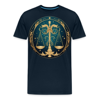 Thumbnail for Men's Mystic Libra Premium T-Shirt - deep navy