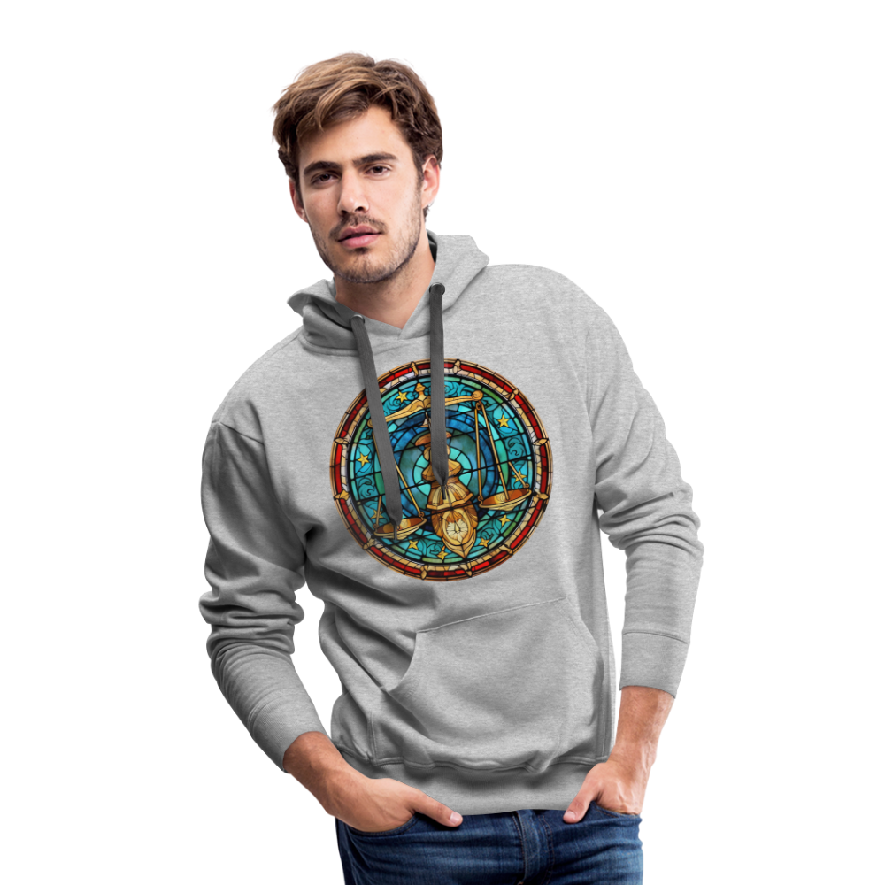 Men’s Mosaic Libra Premium Hoodie - heather grey