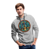 Thumbnail for Men’s Mosaic Libra Premium Hoodie - heather grey