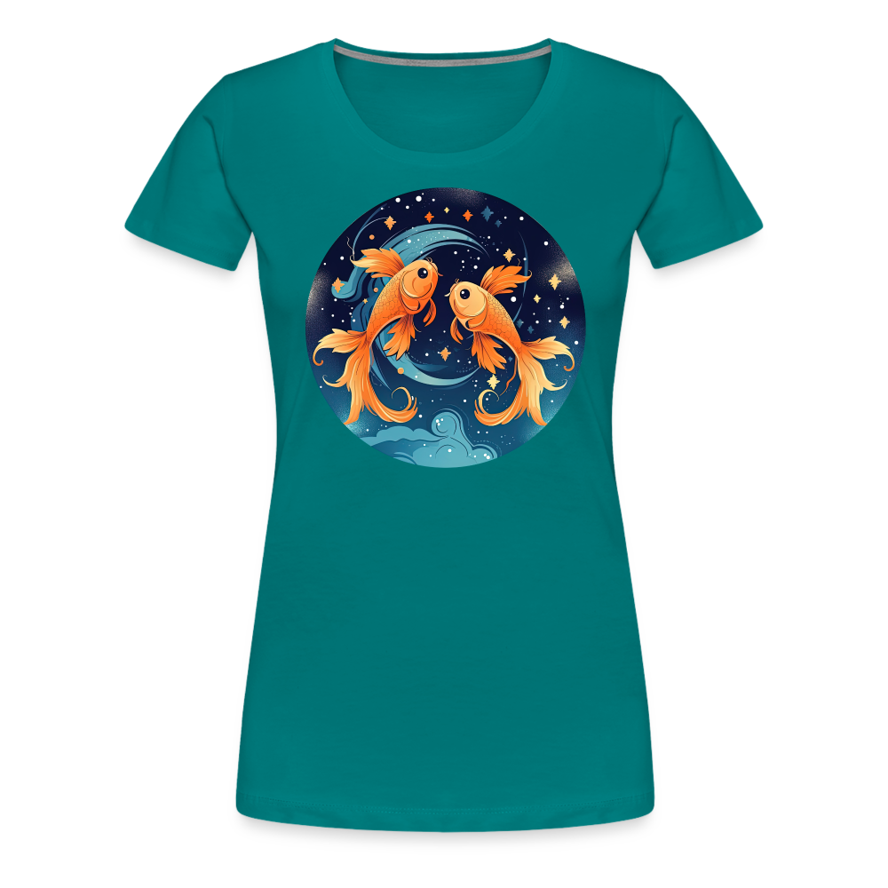 Women’s Magic Pisces Premium T-Shirt - teal