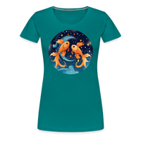 Thumbnail for Women’s Magic Pisces Premium T-Shirt - teal