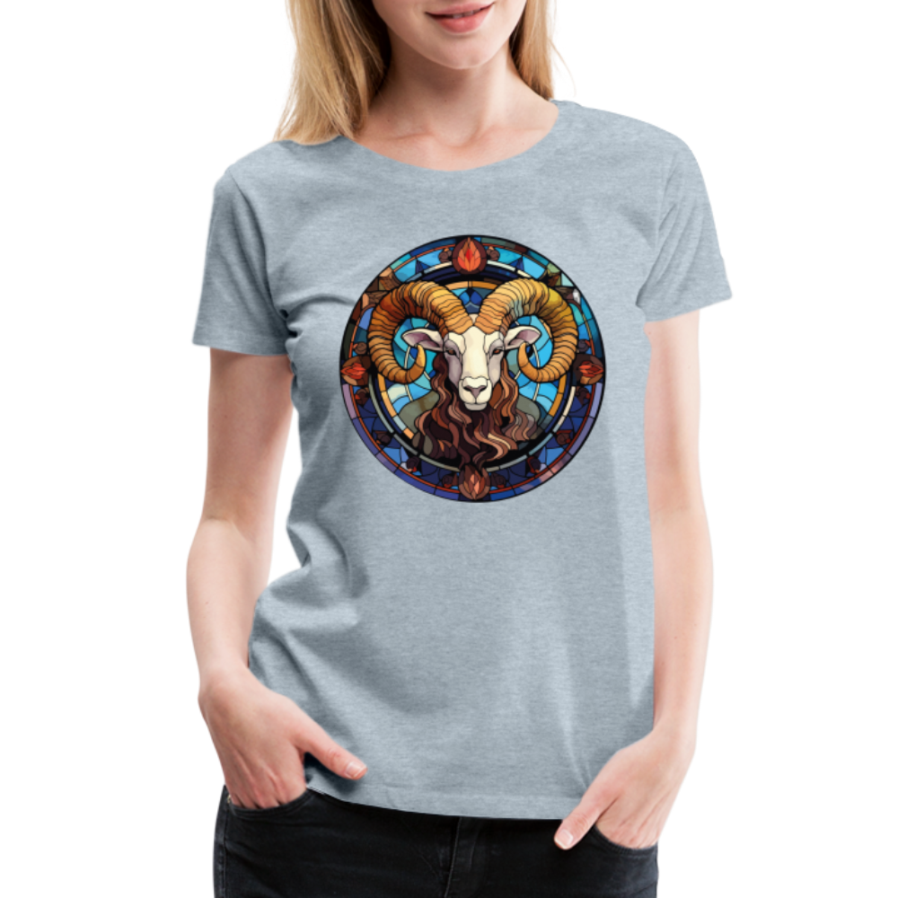 Women’s Mosaic Aries Premium T-Shirt - heather ice blue