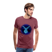 Thumbnail for Men's Stellar Capricorn Premium T-Shirt - heather burgundy