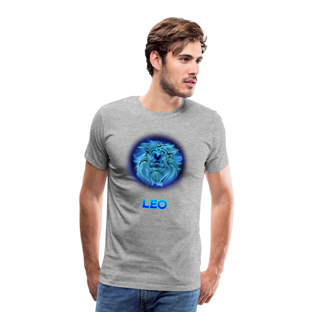 Men's Leo Premium T-Shirt - heather gray