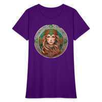 Thumbnail for Women's Mythical Virgo T-Shirt - purple