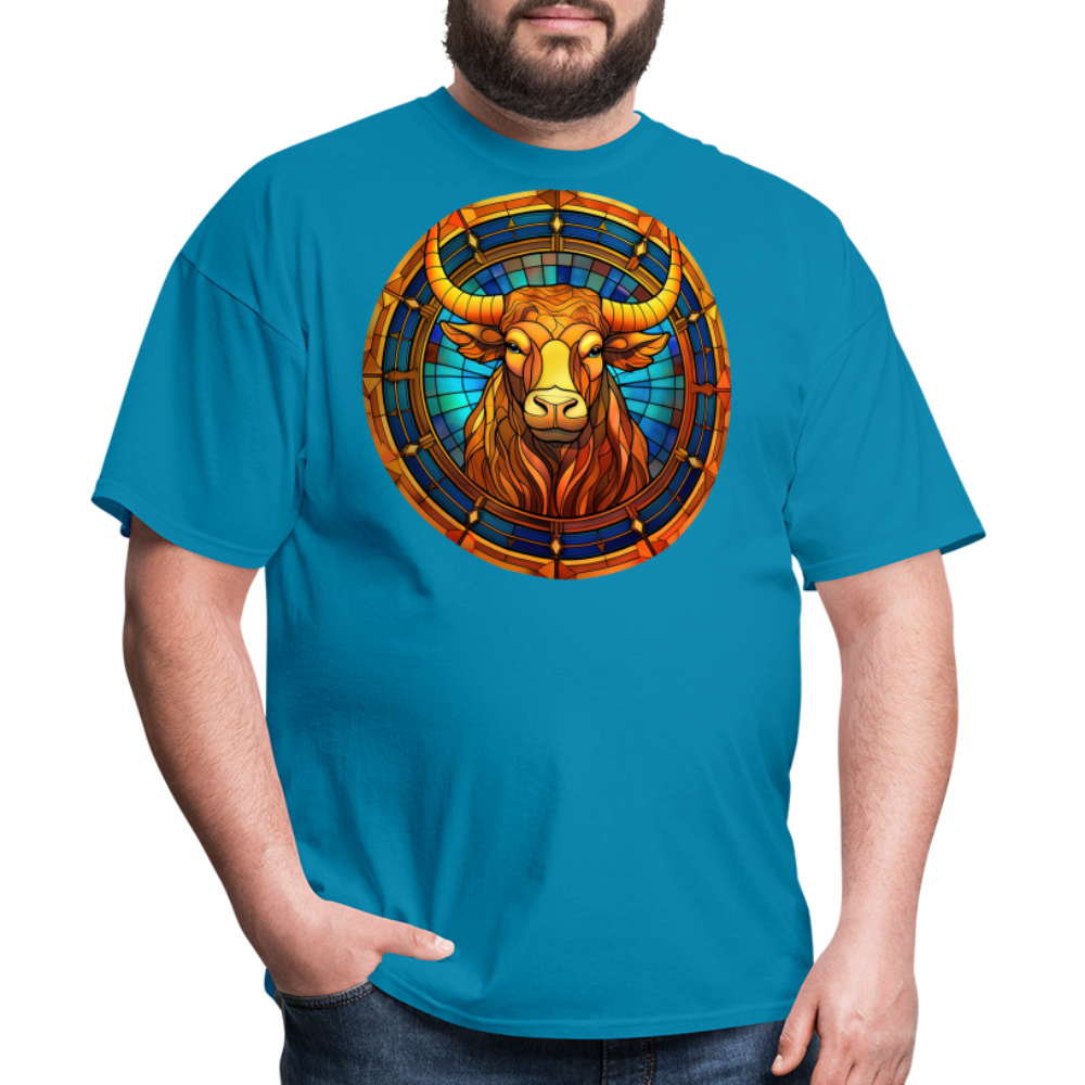 Men's Mosaic Taurus Classic T-Shirt - turquoise