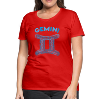 Thumbnail for Women's Power Words Gemini Premium T-Shirt - red