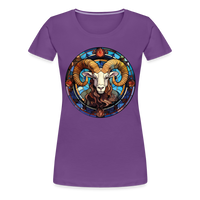 Thumbnail for Women’s Mosaic Aries Premium T-Shirt - purple