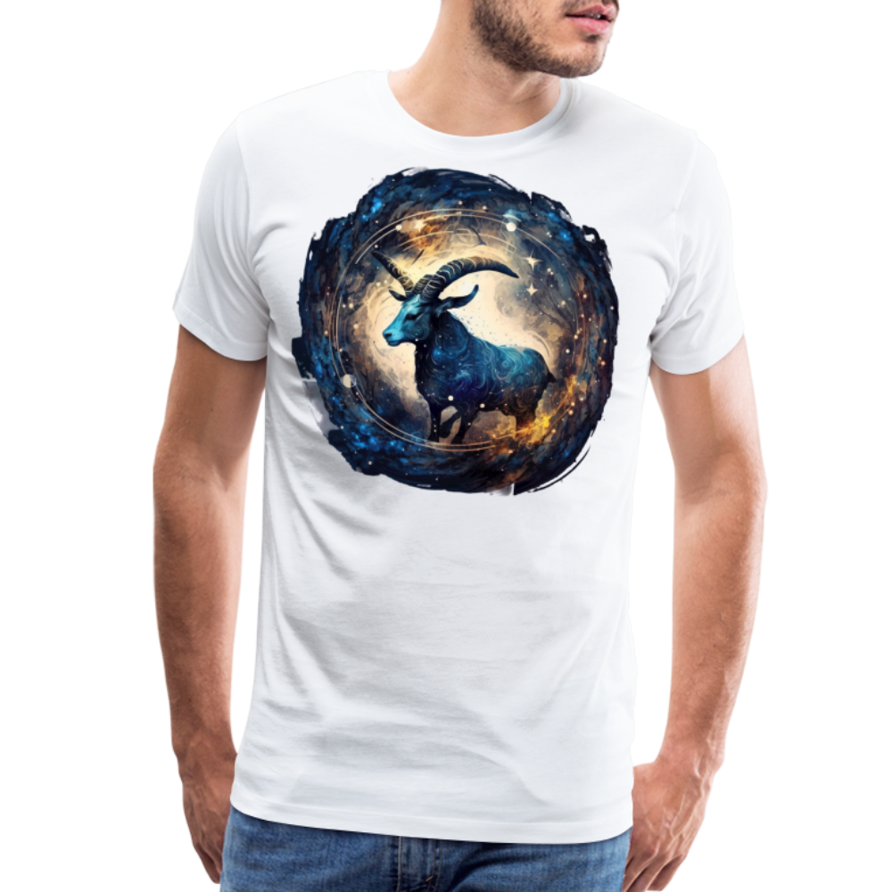 Men's Mythical Capricorn Premium T-Shirt - white