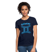 Thumbnail for Women's Power Words Gemini T-Shirt - navy