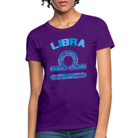 Thumbnail for Women's Power Words Libra T-Shirt - purple