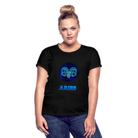 Thumbnail for Women's Aries Relaxed Fit T-Shirt - black