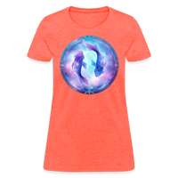 Thumbnail for Women's Classic Pisces T-Shirt - heather coral