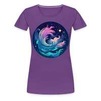 Thumbnail for Women’s Magic Aquarius Premium T-Shirt - purple