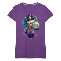 Thumbnail for Women’s Mythical Aquarius Premium T-Shirt - purple