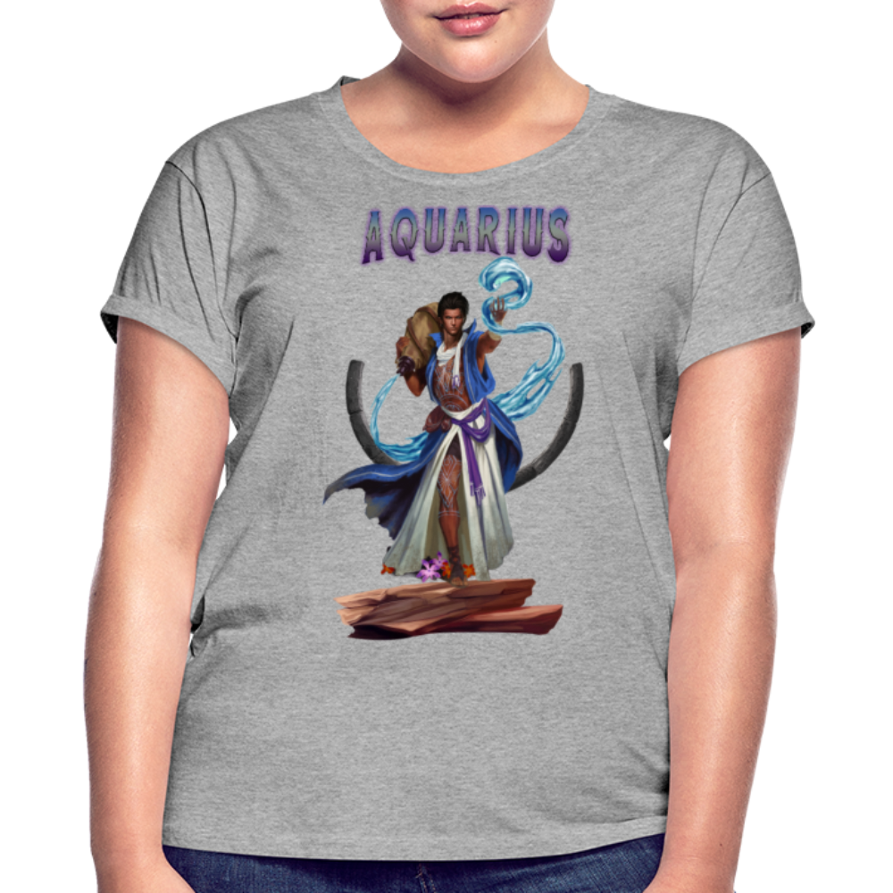 Women's Astral Aquarius Relaxed Fit T-Shirt - heather gray