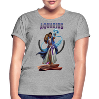 Thumbnail for Women's Astral Aquarius Relaxed Fit T-Shirt - heather gray