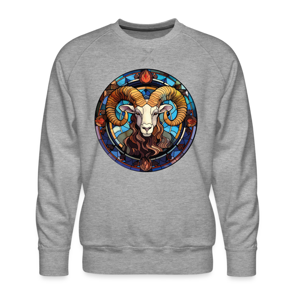 Men’s Mosaic Aries Premium Sweatshirt - heather grey