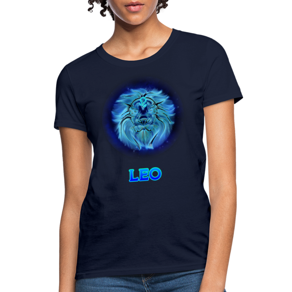 Women's Stellar Leo T-Shirt - navy