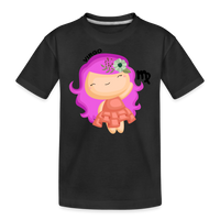 Thumbnail for Kid’s Astro Girl Virgo Premium Organic T-Shirt - black