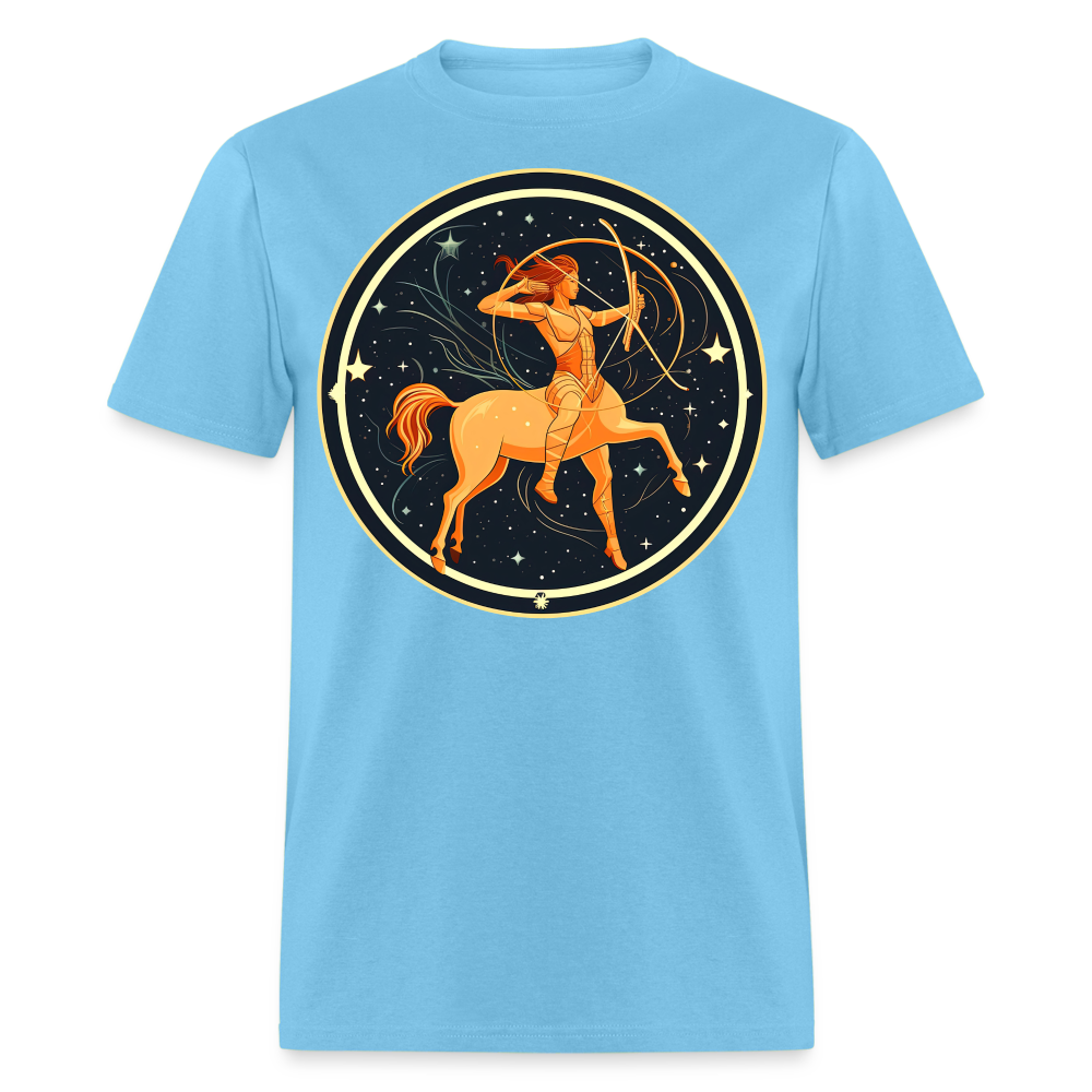 Men's Mystic Sagittarius Classic T-Shirt - aquatic blue