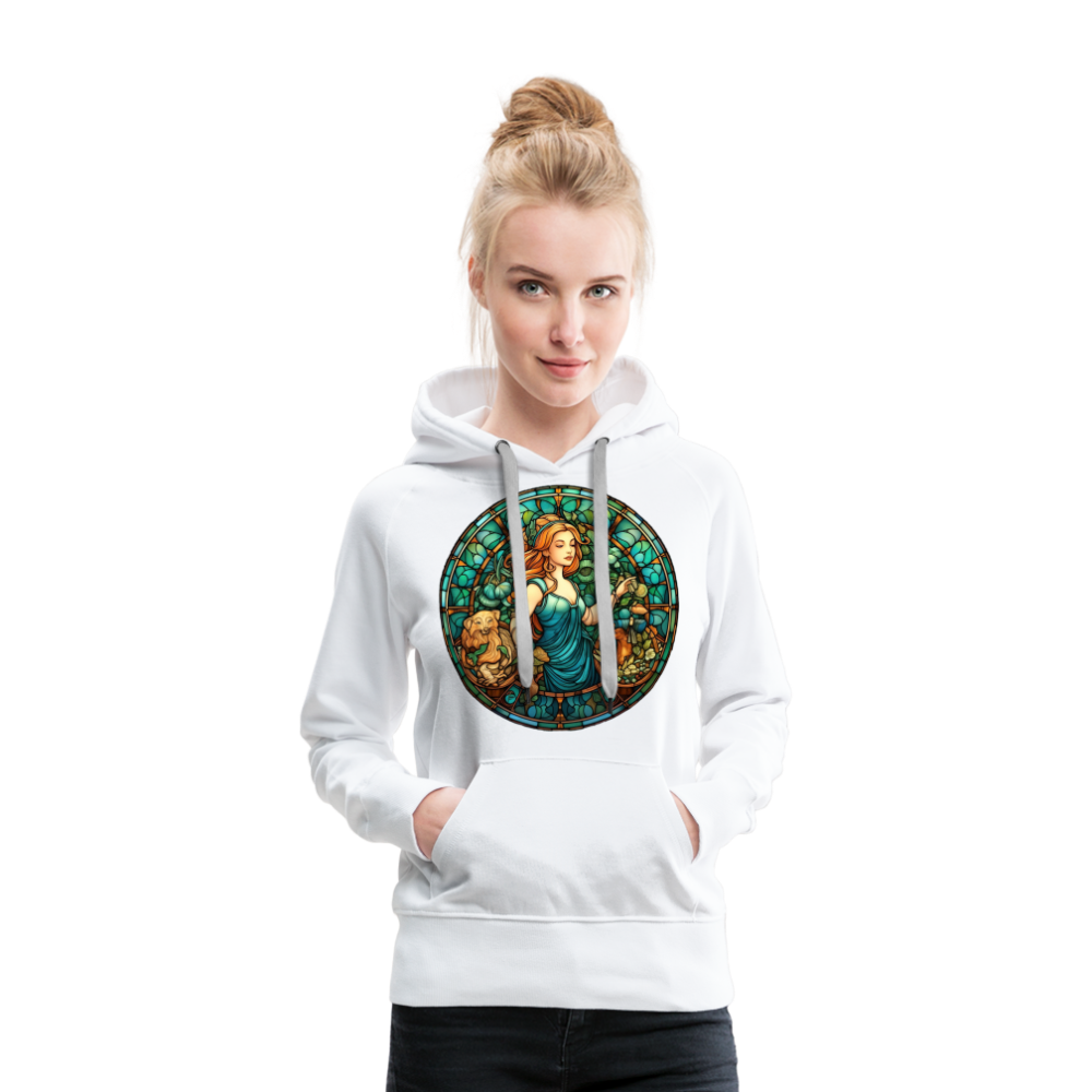 Women’s Mosaic Virgo Premium Hoodie - white