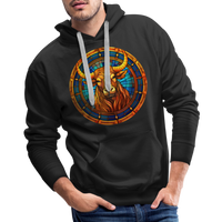 Thumbnail for Men’s Mosaic Taurus Premium Hoodie - black